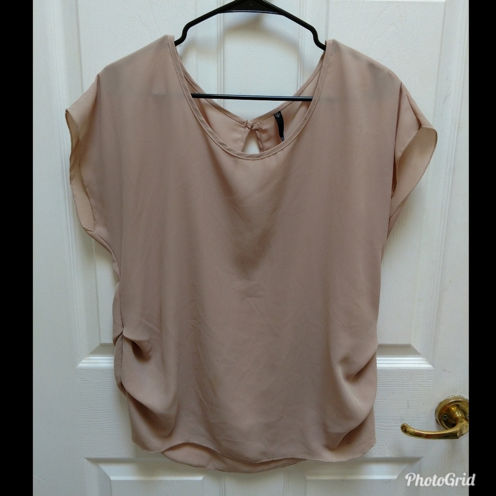 Tan boutique top